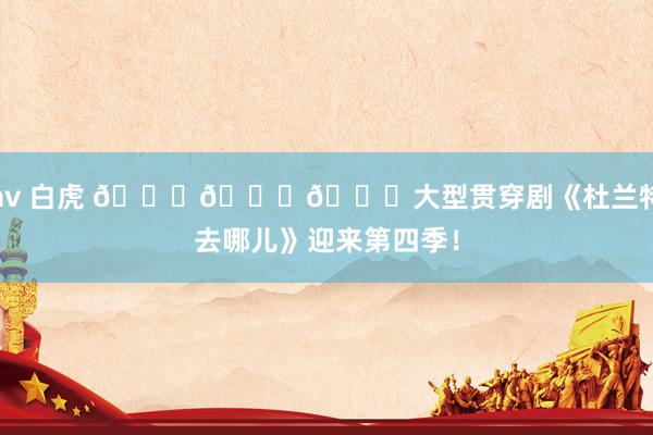 av 白虎 👀👀👀大型贯穿剧《杜兰特去哪儿》迎来第四季！