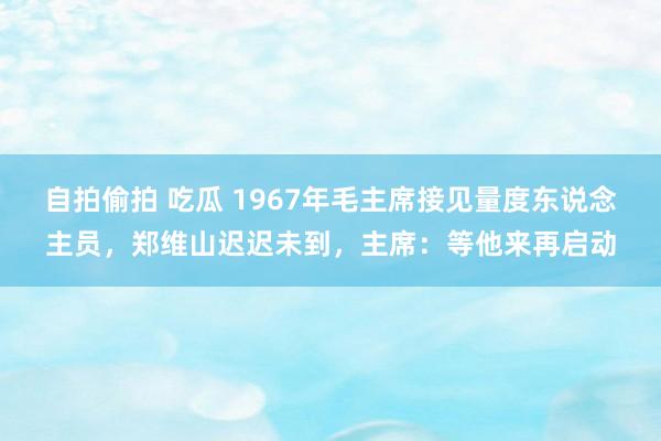 自拍偷拍 吃瓜 1967年毛主席接见量度东说念主员，郑维山迟迟未到，主席：等他来再启动