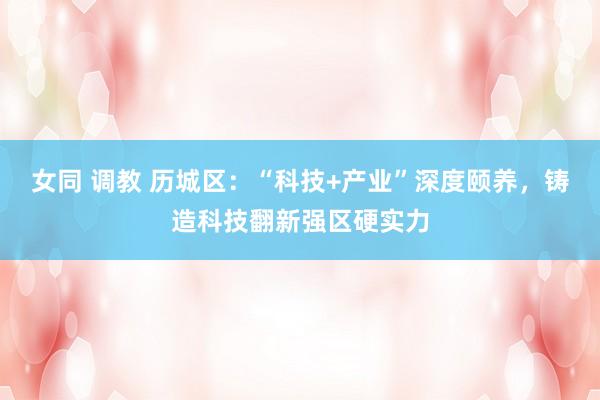 女同 调教 历城区：“科技+产业”深度颐养，铸造科技翻新强区硬实力